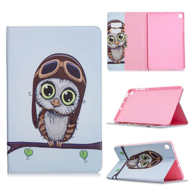 Cover voor Samsung Galaxy Tab S6 Lite Vliegenier Uil