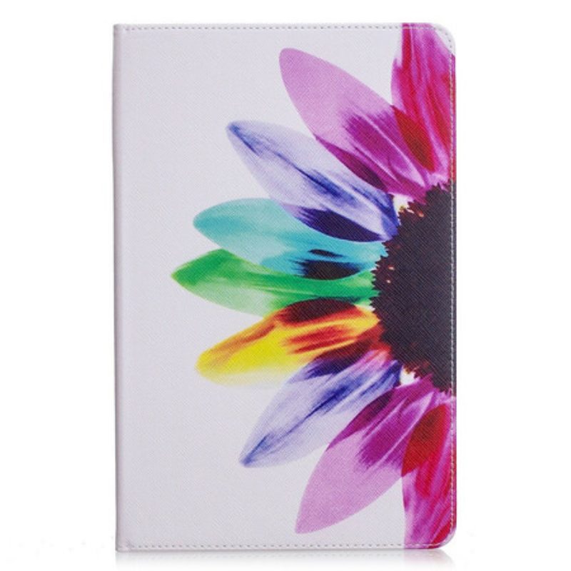 Cover voor Samsung Galaxy Tab S6 Lite Waterverf Bloem