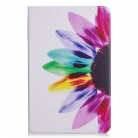 Cover voor Samsung Galaxy Tab S6 Lite Waterverf Bloem