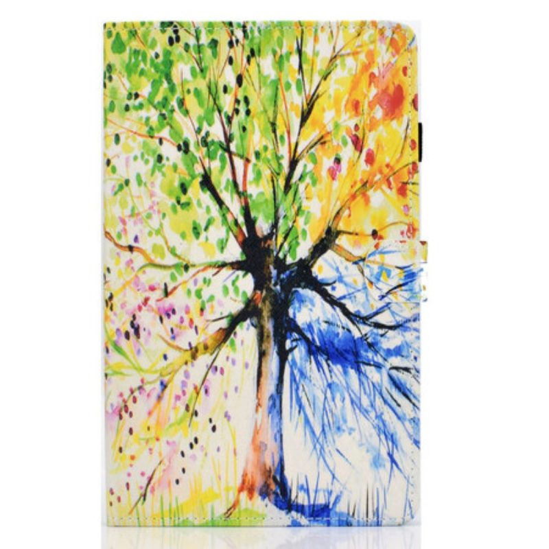 Flip Case voor Samsung Galaxy Tab S6 Lite Aquarel Boom