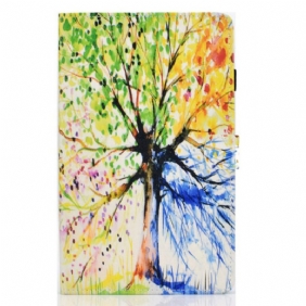 Flip Case voor Samsung Galaxy Tab S6 Lite Aquarel Boom