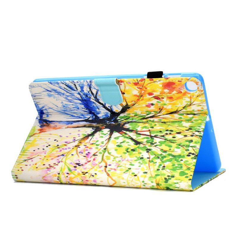 Flip Case voor Samsung Galaxy Tab S6 Lite Aquarel Boom