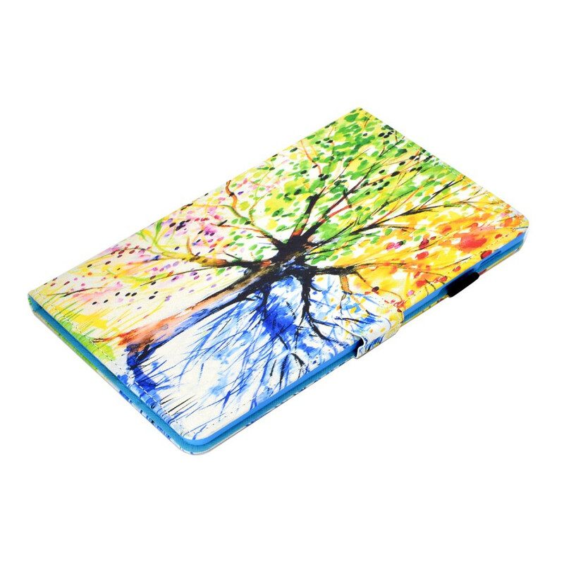 Flip Case voor Samsung Galaxy Tab S6 Lite Aquarel Boom