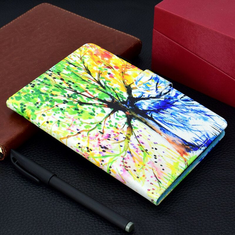 Flip Case voor Samsung Galaxy Tab S6 Lite Aquarel Boom