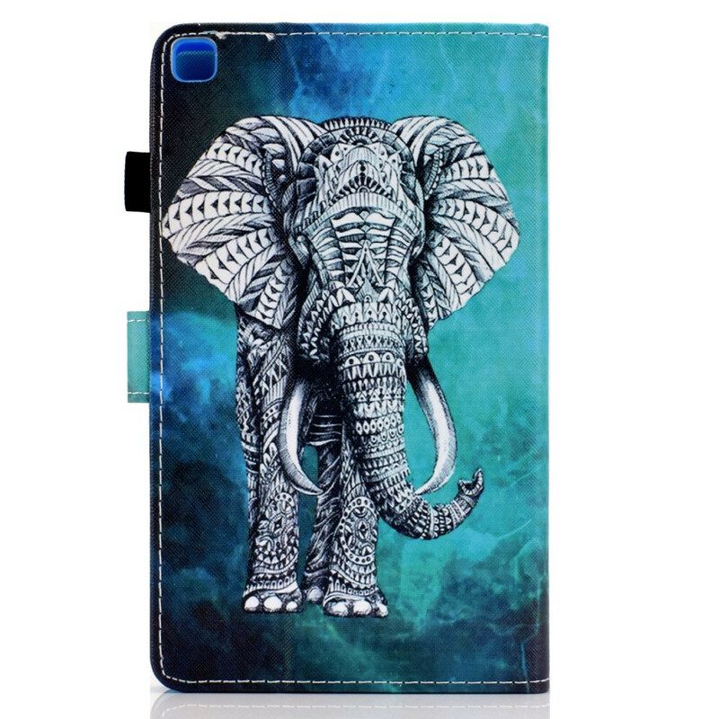 Flip Case voor Samsung Galaxy Tab S6 Lite Stammen Olifant