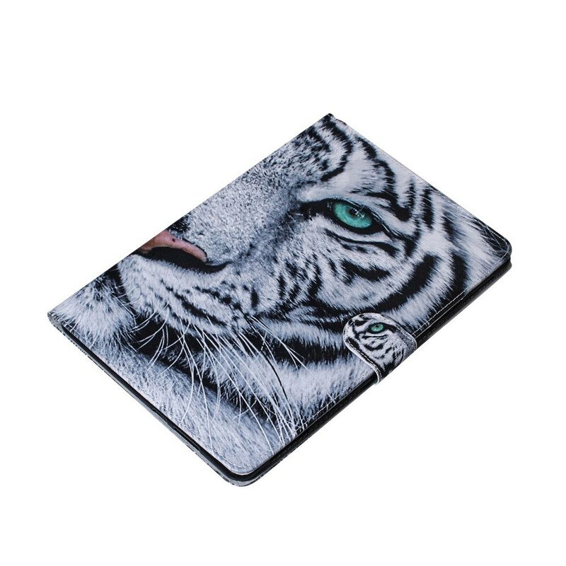 Flip Case voor Samsung Galaxy Tab S6 Lite Tijger Hoofd