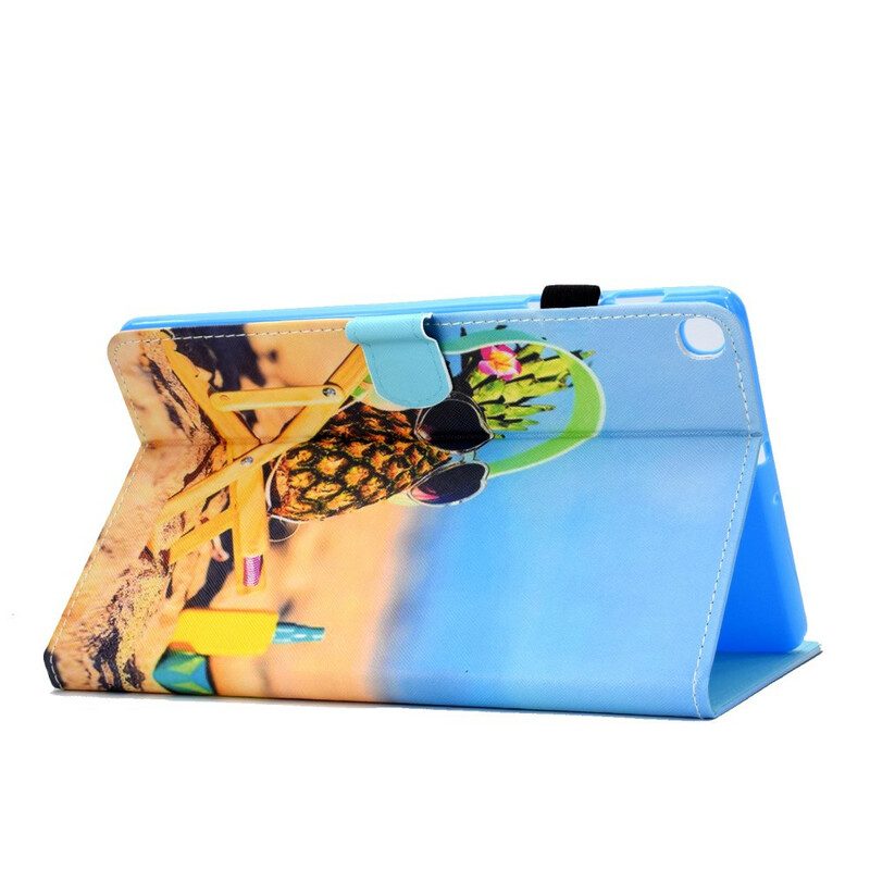 Folio-hoesje voor Samsung Galaxy Tab S6 Lite Ananas Strand