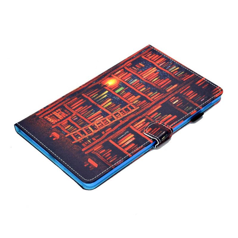 Folio-hoesje voor Samsung Galaxy Tab S6 Lite Bibliotheek