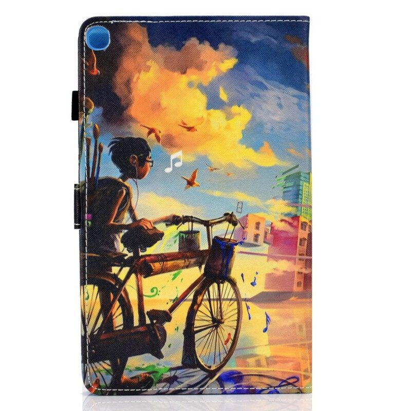 Folio-hoesje voor Samsung Galaxy Tab S6 Lite Fiets Kunst