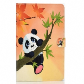 Folio-hoesje voor Samsung Galaxy Tab S6 Lite Leuke Panda