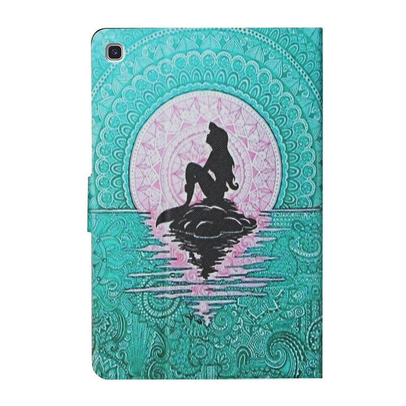 Folio-hoesje voor Samsung Galaxy Tab S6 Lite Mandala Zeemeermin