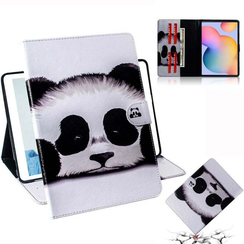 Folio-hoesje voor Samsung Galaxy Tab S6 Lite Panda Hoofd