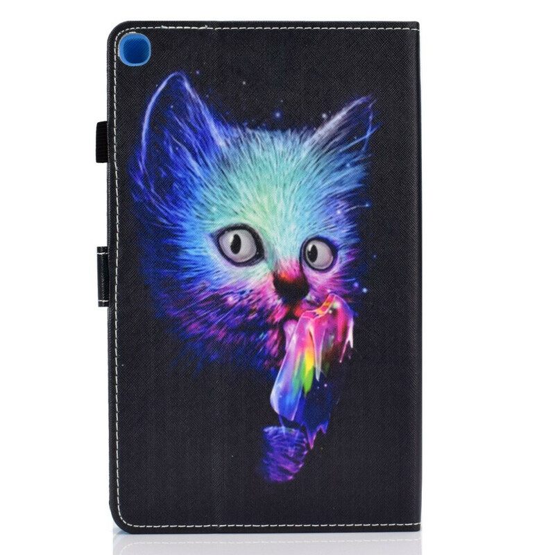 Folio-hoesje voor Samsung Galaxy Tab S6 Lite Psycho Kat