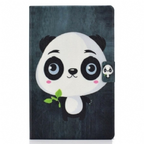 Leren Hoesje voor Samsung Galaxy Tab S6 Lite Kleine Panda