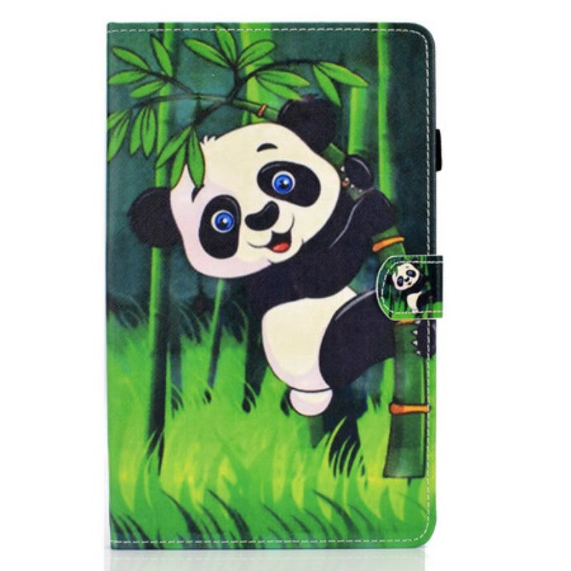 Leren Hoesje voor Samsung Galaxy Tab S6 Lite Panda