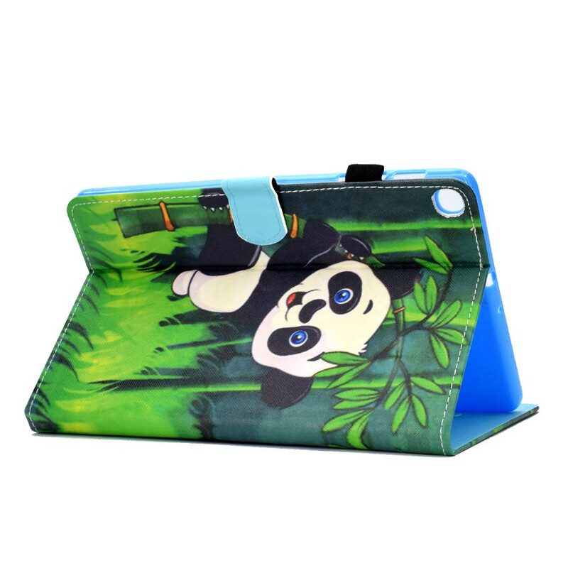 Leren Hoesje voor Samsung Galaxy Tab S6 Lite Panda