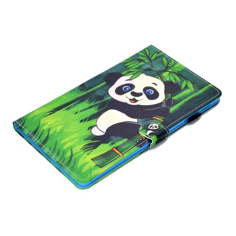 Leren Hoesje voor Samsung Galaxy Tab S6 Lite Panda