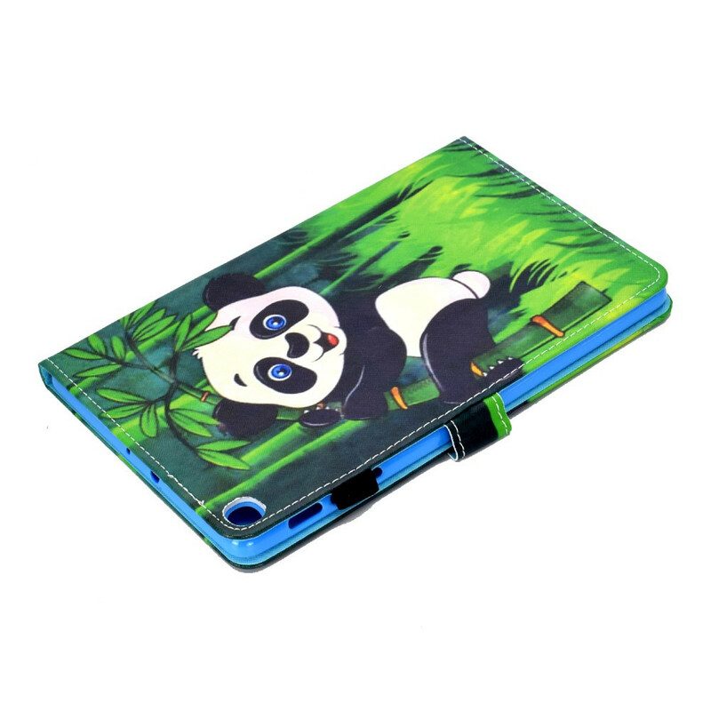 Leren Hoesje voor Samsung Galaxy Tab S6 Lite Panda