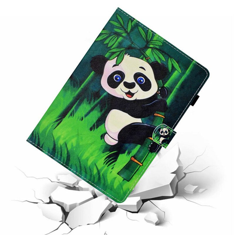 Leren Hoesje voor Samsung Galaxy Tab S6 Lite Panda