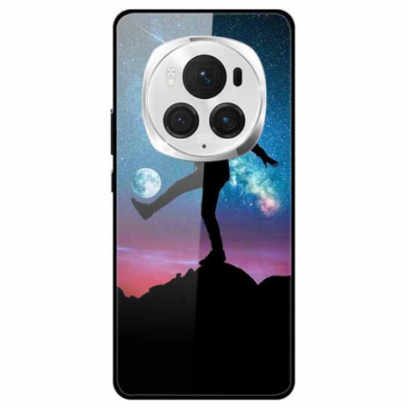 Hoesje Honor Magic 6 Pro Maanvoetbal Gehard Glas