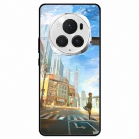 Hoesje Honor Magic 6 Pro Tokyo Gehard Glas