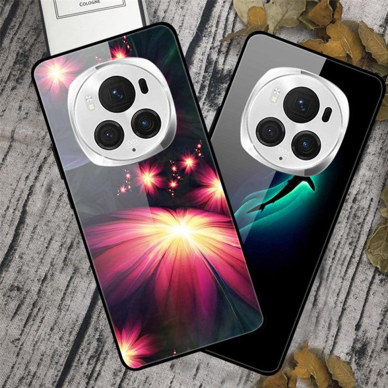 Hoesje Voor Honor Magic 6 Pro Gekleurd Hemels Gehard Glas