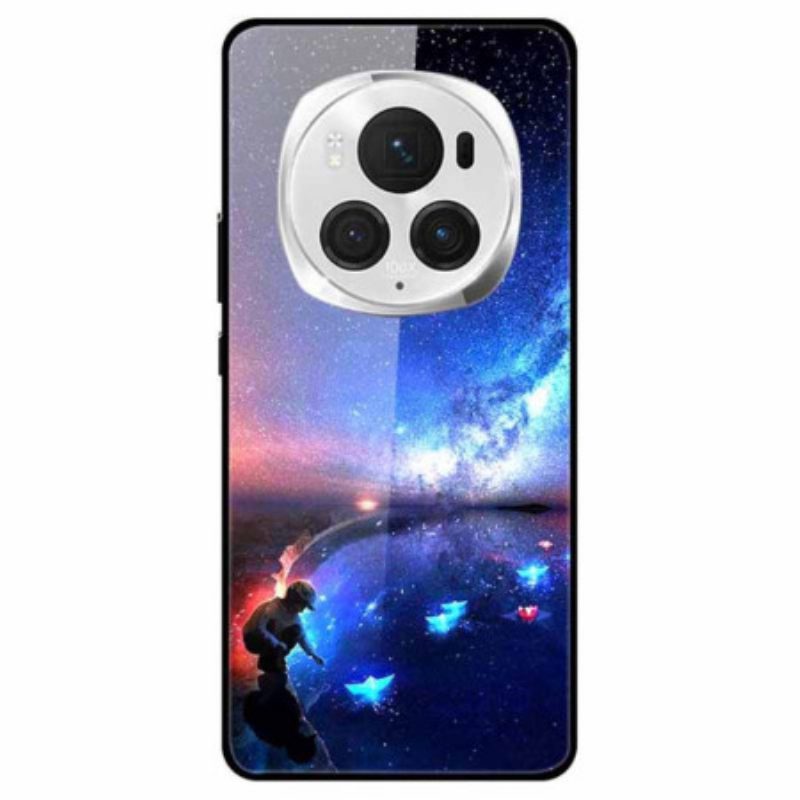 Hoesje Voor Honor Magic 6 Pro Star Talk Wish Gehard Glas