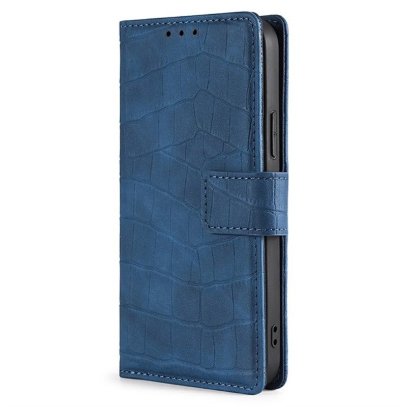 Leren Hoesje Voor Honor Magic 6 Pro Krokodiltextuur