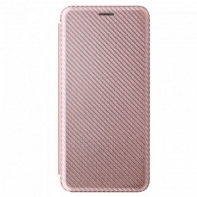 Bescherming Hoesje voor Samsung Galaxy S21 Ultra 5G Folio-hoesje Koolstofvezel