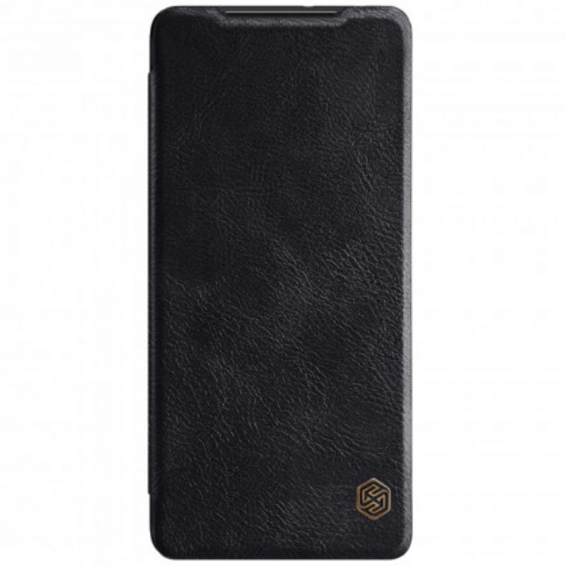 Bescherming Hoesje voor Samsung Galaxy S21 Ultra 5G Folio-hoesje Nillkin Qin-serie