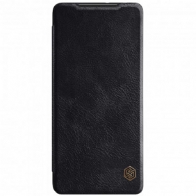 Bescherming Hoesje voor Samsung Galaxy S21 Ultra 5G Folio-hoesje Nillkin Qin-serie