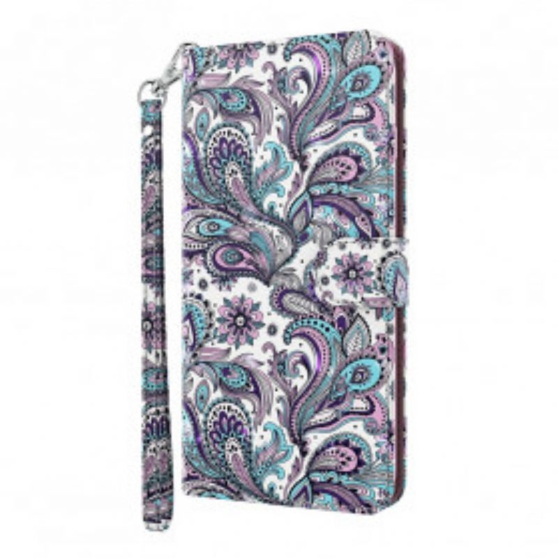 Folio-hoesje voor Samsung Galaxy S21 Ultra 5G Chique Kant