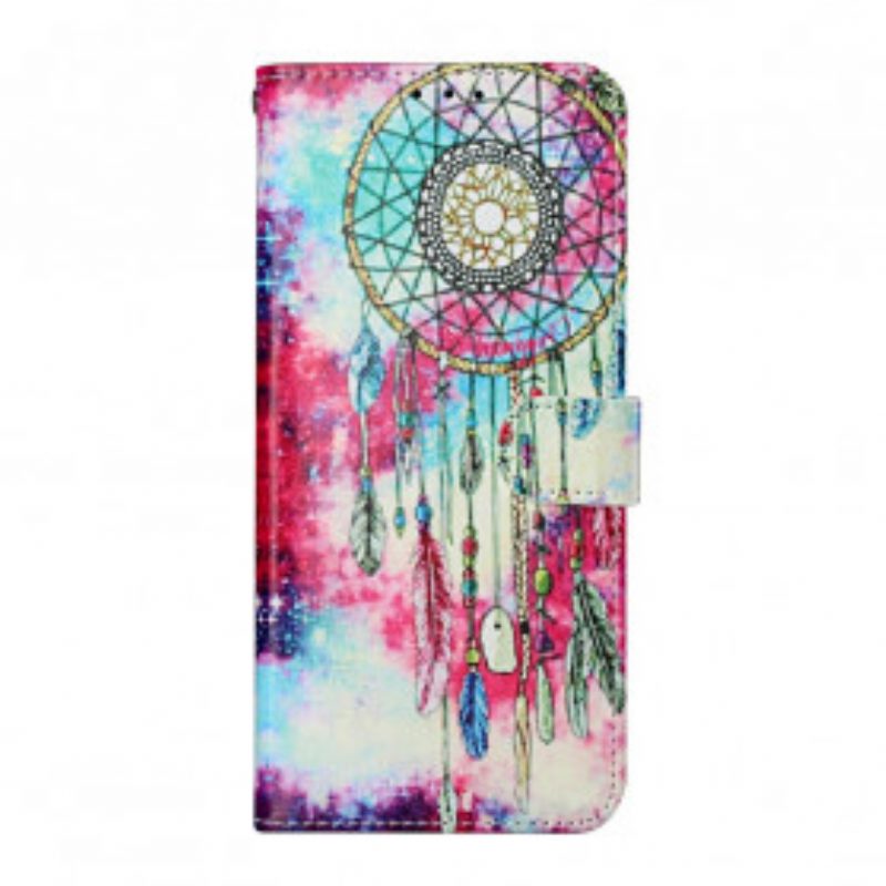 Folio-hoesje voor Samsung Galaxy S21 Ultra 5G De Dreamcatcher-stijl