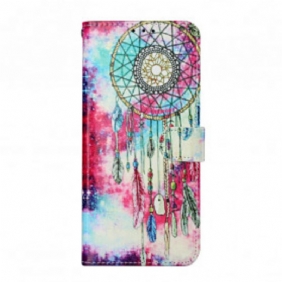 Folio-hoesje voor Samsung Galaxy S21 Ultra 5G De Dreamcatcher-stijl