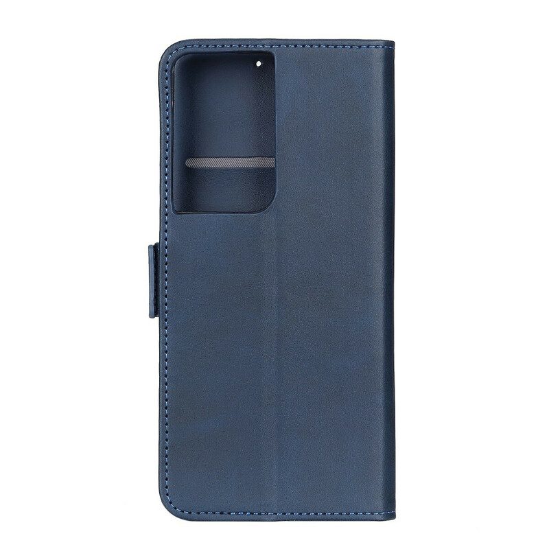 Folio-hoesje voor Samsung Galaxy S21 Ultra 5G Flip Case Dubbele Klep