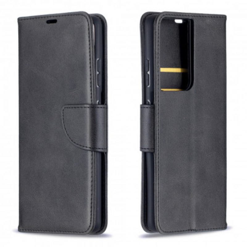 Folio-hoesje voor Samsung Galaxy S21 Ultra 5G Flip Case Gladde Flap Schuin