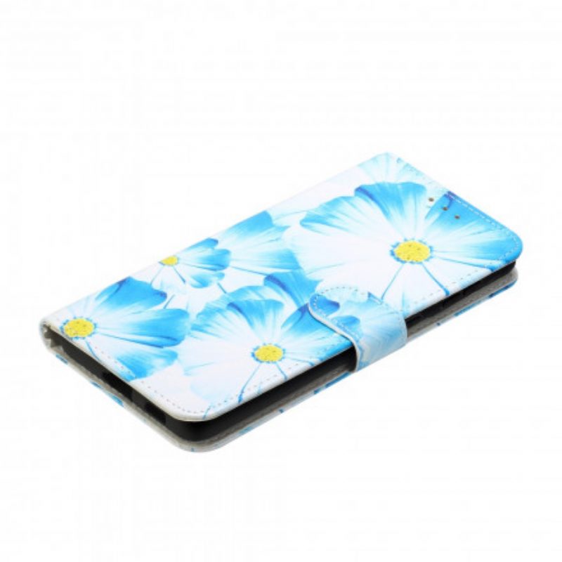 Folio-hoesje voor Samsung Galaxy S21 Ultra 5G Gekke Bloemen