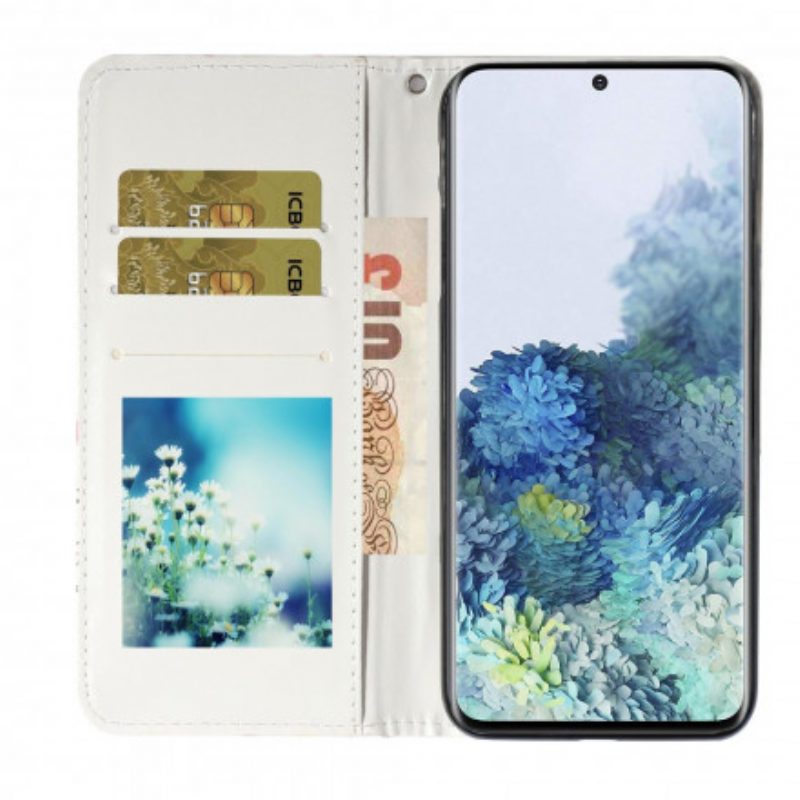 Folio-hoesje voor Samsung Galaxy S21 Ultra 5G Koning Mandala