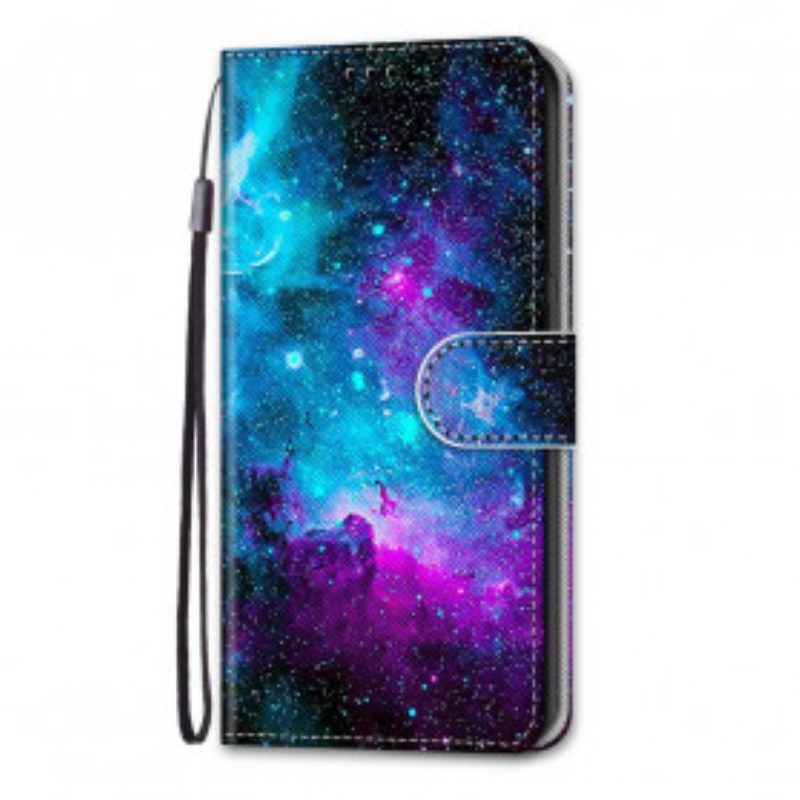 Folio-hoesje voor Samsung Galaxy S21 Ultra 5G Kosmische Hemel