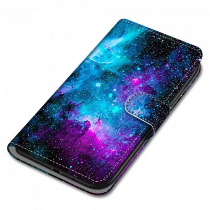 Folio-hoesje voor Samsung Galaxy S21 Ultra 5G Kosmische Hemel