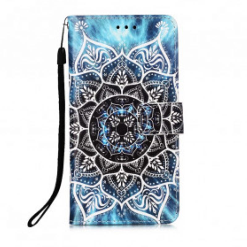 Folio-hoesje voor Samsung Galaxy S21 Ultra 5G Mandala In De Lucht