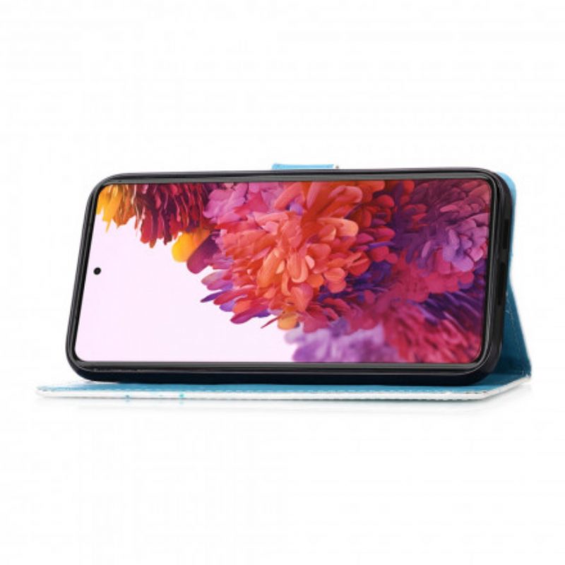 Folio-hoesje voor Samsung Galaxy S21 Ultra 5G Mandala In De Lucht