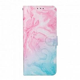 Folio-hoesje voor Samsung Galaxy S21 Ultra 5G Marmer