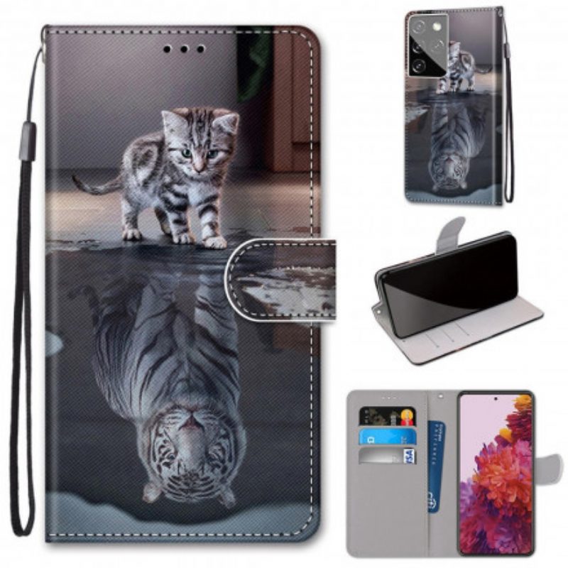 Folio-hoesje voor Samsung Galaxy S21 Ultra 5G De Mooiste Katten