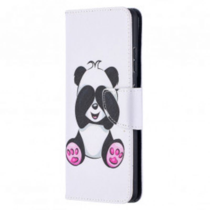 Folio-hoesje voor Samsung Galaxy S21 Ultra 5G Panda-plezier