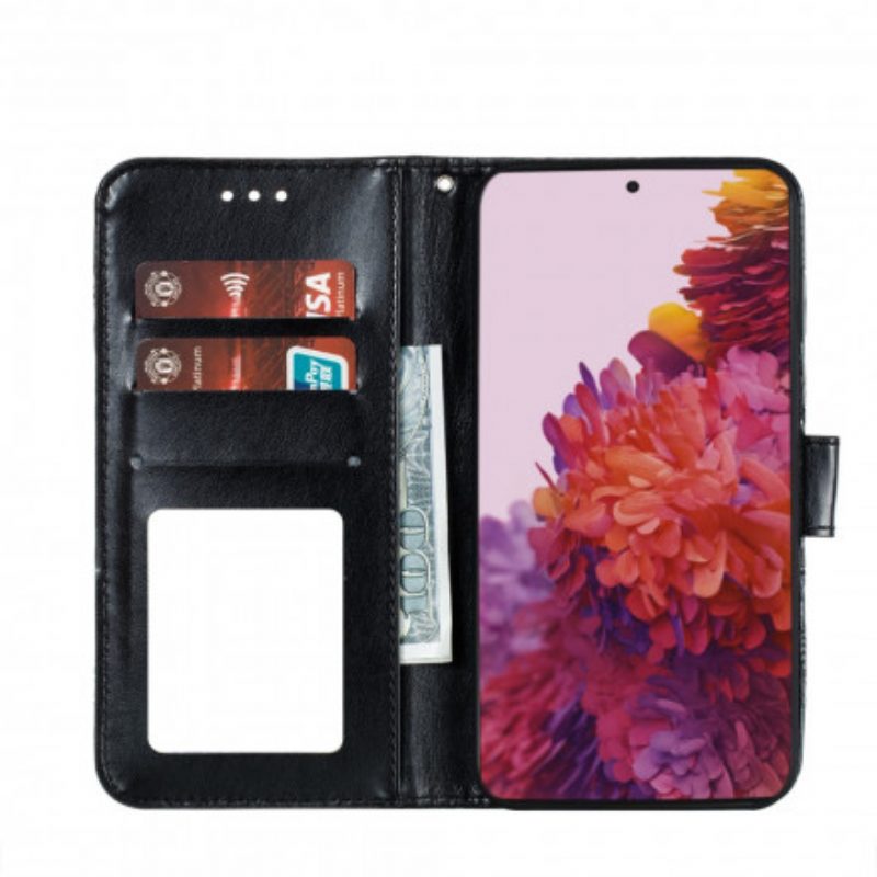 Folio-hoesje voor Samsung Galaxy S21 Ultra 5G Volledige Mandala