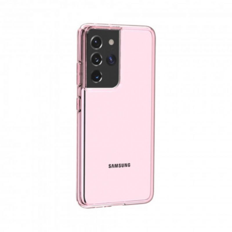 Hoesje voor Samsung Galaxy S21 Ultra 5G Gekleurd Transparant