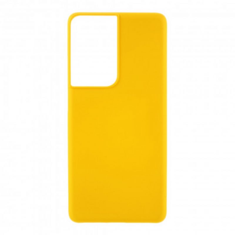 Hoesje voor Samsung Galaxy S21 Ultra 5G Rubber Meer