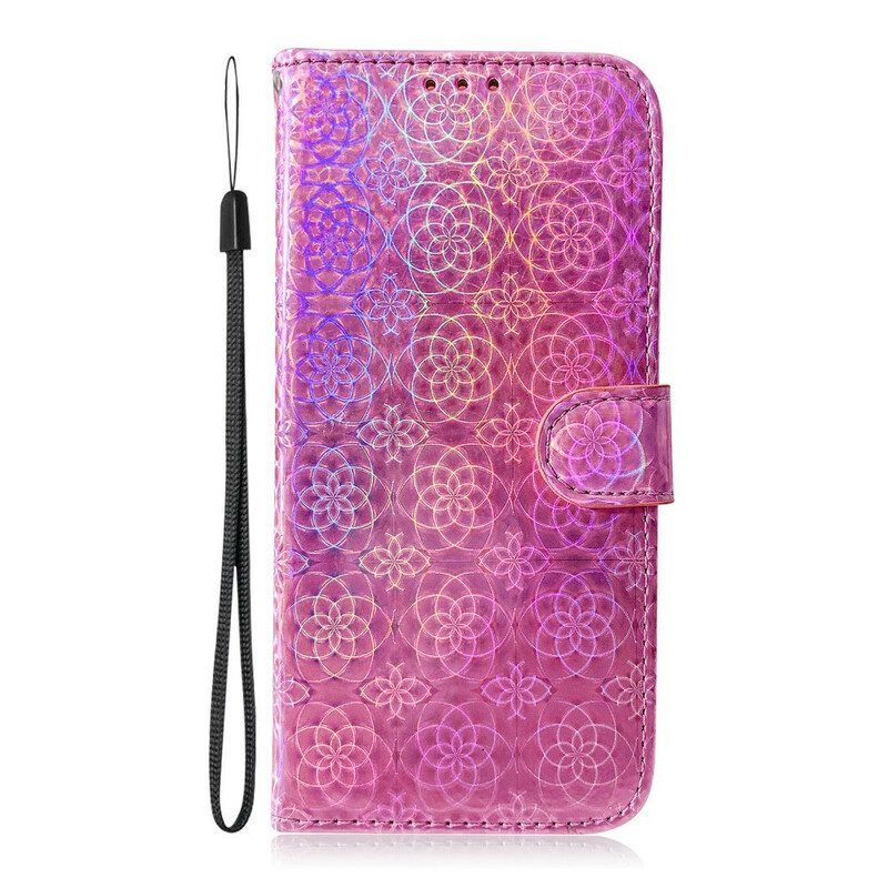 Leren Hoesje voor Samsung Galaxy S21 Ultra 5G Pure Kleur