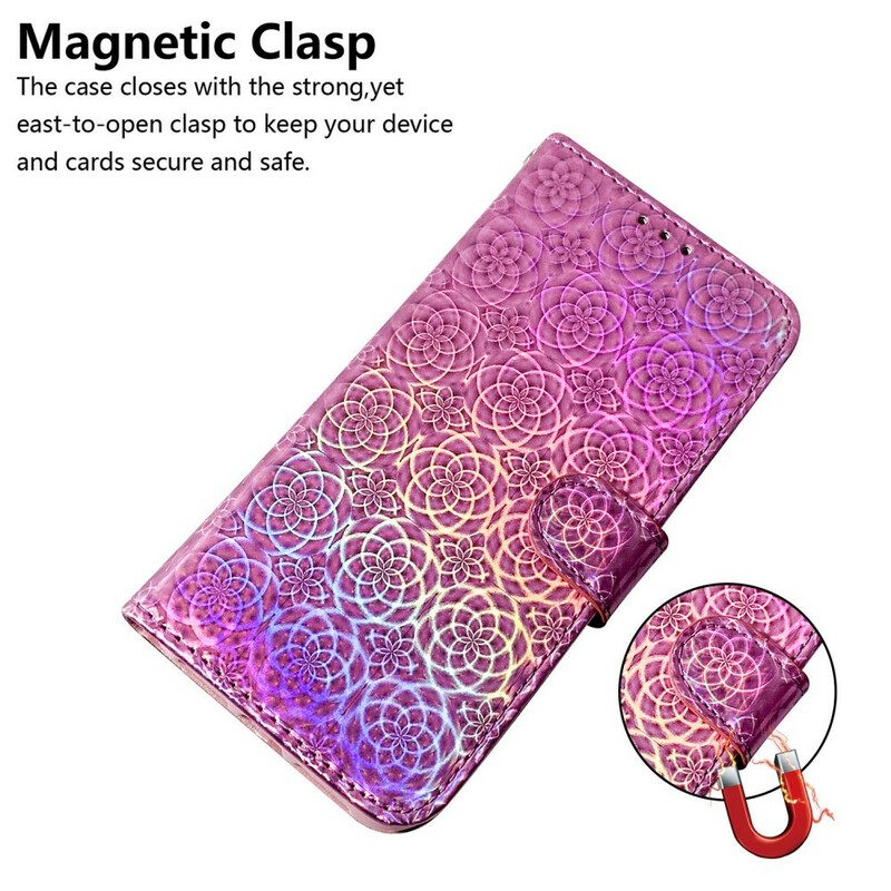 Leren Hoesje voor Samsung Galaxy S21 Ultra 5G Pure Kleur